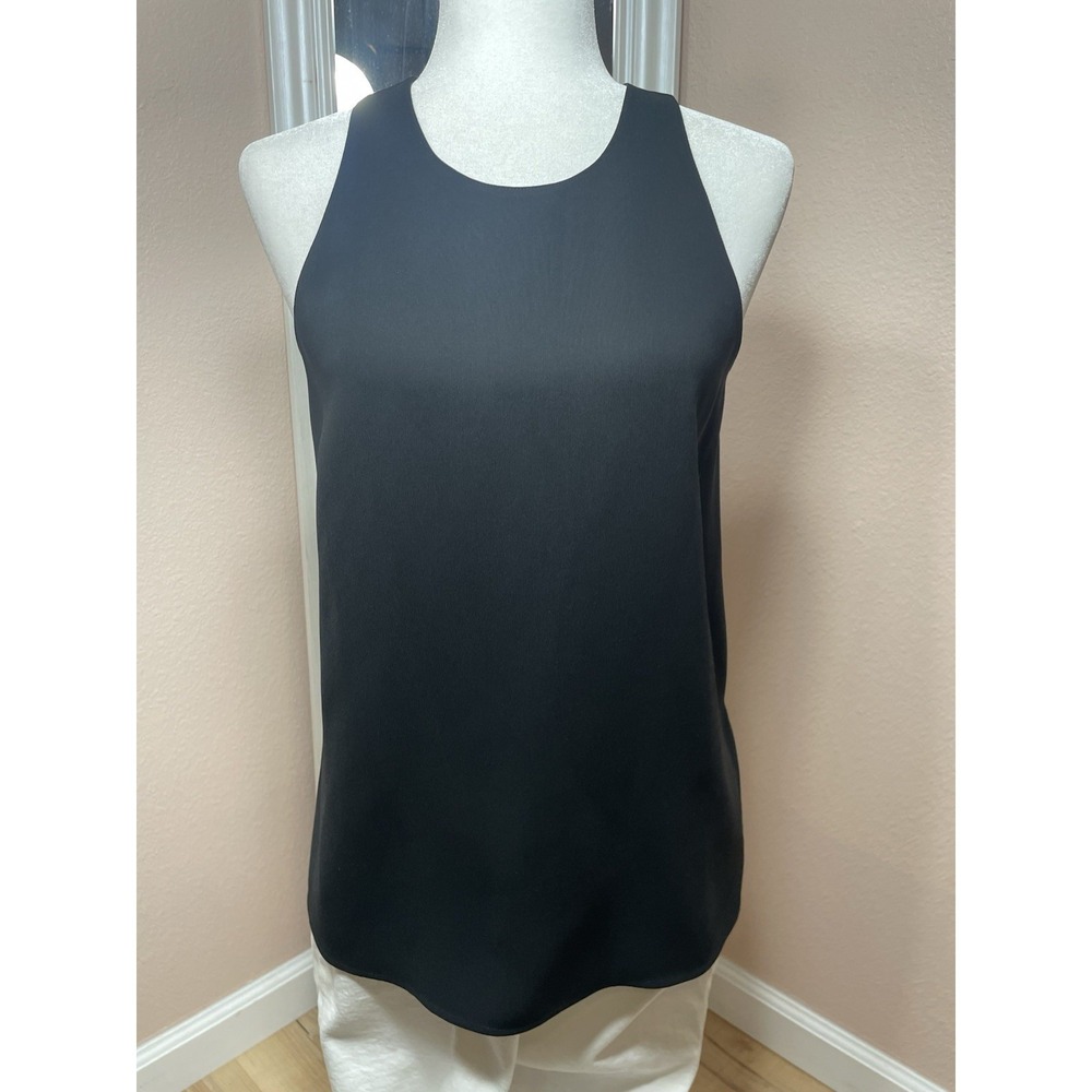 Vince Black Sleeveless Blouse XS Tank Top Minimalist Flowy